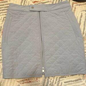 Athleta Quilted Blue Pencil Skirt